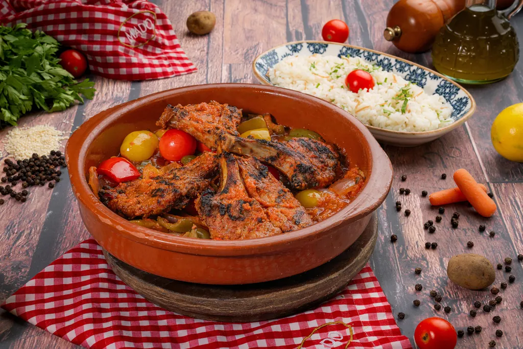 Lamb Chops Clay Pot