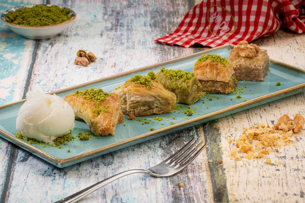 Baklava Mix with Ice Cream