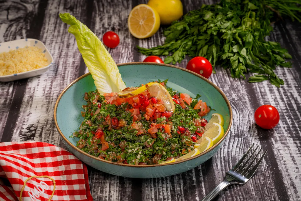 Salads at MADO Abu Dhabi
